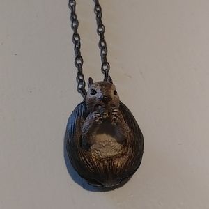 Squirrel necklace